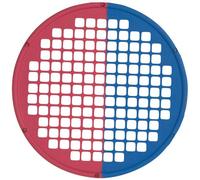 Power-Web - 02-020103 - Combo Filet en Caoutchouc Rouge/Bleu 36Cm