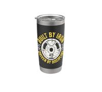 Power Weight Gym Work Out Fitness Gym Weigh Lifting Gobelet isotherme en acier inoxydable double paroi