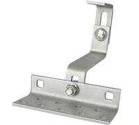 Power Werk Lot de 6 crochets de toit réglables sur 3 positions A2 en acier inoxydable PV photovoltaïque Montage solaire Panneau solaire Support de toit Support de toit Panneau solaire Kit de fixation