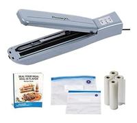 Power XL Duo Vide Nutrisealer - Machine de scellage automatique 6 en 1 pour aliments et liquides secs et humides - Rouleau de sac de 2 x 3 m inclus (Nutrisealer avec sacs)