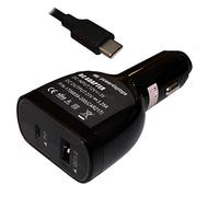 Power4Laptops Adaptateur CC Chargeur de Voiture Alimentation pour Ordinateur Portable Compatible avec ASUS Chromebook C425