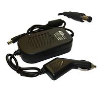 Power4Laptops Adaptateur CC Chargeur de Voiture Alimentation pour Ordinateur Portable Compatible avec HP Pavilion dv6-6c40sx