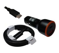 Power4Laptops Adaptateur CC Chargeur de Voiture Alimentation pour Ordinateur Portable Compatible avec HP Pavilion Plus 14-eh0001nf