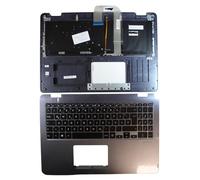 Power4Laptops Allemande avec Le Noir extérieur boîtier Noir Clavier pour Ordinateur Portable (PC) de Remplacement Compatible avec ASUS Transformer Book Flip TP510UA-E8016T