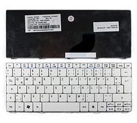 Power4Laptops Allemande Blanc Clavier pour Ordinateur Portable (PC) de Remplacement Compatible avec Acer Aspire One 521-105DC