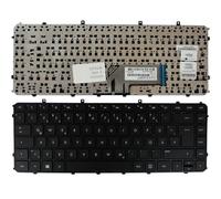 Power4Laptops Allemande Noir Cadre Noir Clavier pour Ordinateur Portable (PC) de Remplacement Compatible avec HP Envy 4-1005TU