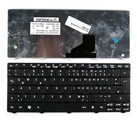 Power4Laptops Allemande Noir Clavier pour Ordinateur Portable (PC) de Remplacement Compatible avec Acer Aspire One d255e-n55dqkk