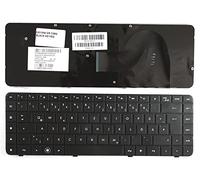 Power4Laptops Allemande Noir Clavier pour Ordinateur Portable (PC) de Remplacement Compatible avec HP G62-450SA