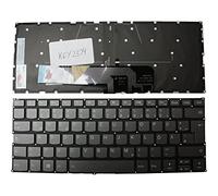 Power4Laptops Allemande Rétro-éclairé Gris Clavier pour Ordinateur Portable (PC) de Remplacement Compatible avec Lenovo IdeaPad Yoga 530-14ARR