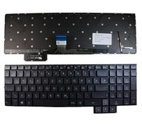 Power4Laptops Allemande Rétro-éclairé Gris Clavier pour Ordinateur Portable (PC) de Remplacement Compatible avec ASUS ProArt Studiobook Pro W730