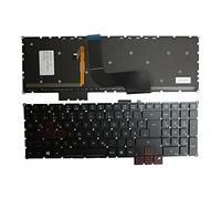 Power4Laptops Allemande Rétro-éclairé Noir Clavier pour Ordinateur Portable (PC) de Remplacement Compatible avec Acer Predator G9-591-72SC