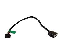 Power4Laptops connecteur Alimentation pc Portable avec câble Compatible avec HP Pavilion 15-E000