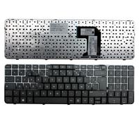 Power4Laptops Française Noir Brillant Cadre Noir Clavier pour Ordinateur Portable (PC) de Remplacement Compatible avec HP Pavilion G7-2226NR