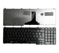 Power4Laptops Française Noir Brillant Clavier pour Ordinateur Portable (PC) de Remplacement Compatible avec Toshiba Satellite C650-149