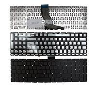 Power4Laptops Française Rétro-éclairé Noir Clavier pour Ordinateur Portable (PC) de Remplacement Compatible avec HP Pavilion 15-ab105TX