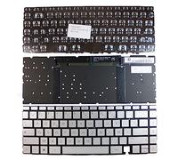 Power4Laptops Française Rétroéclairé Silver Clavier pour Ordinateur Portable (PC) de Remplacement Compatible avec HP Spectre 14-ea0519na