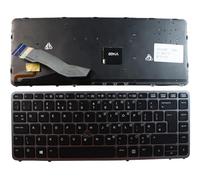 Power4Laptops Royaume-Uni avec Aiguille Gris Cadre Rétro-éclairé Noir Clavier pour Ordinateur Portable (PC) Compatible avec HP V142026CK1