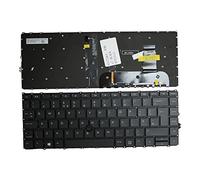 Power4Laptops Royaume-Uni avec Aiguille Rétro-éclairé Noire Clavier pour Ordinateur Portable (PC) de Remplacement Compatible avec HP M07090-031