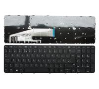 Power4Laptops Royaume-Uni Noir Cadre Noir Clavier pour Ordinateur Portable (PC) de Remplacement Compatible avec HP ProBook 450 G3