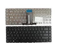 Power4Laptops Royaume-Uni Noir Clavier pour Ordinateur Portable (PC) de Remplacement Compatible avec HP Pavilion 14-ab105TU