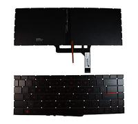Power4Laptops Royaume-Uni Rétro-éclairé Noir Clavier pour Ordinateur Portable (PC) de Remplacement Compatible avec MSI Gaming GF63 8RC-249