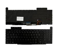 Power4Laptops Royaume-Uni Rétro-éclairé Noir Clavier pour Ordinateur Portable (PC) de Remplacement Compatible avec ASUS Zephyrus GM501GM-EI025T