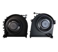 Power4Laptops Version 12 Volts GeForce RTX2080 Graphique Ventilateur pour Ordinateurs Portables (Paire) Compatible avec HP Omen 17-cb0012nc
