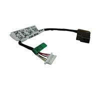 Power4Laptops Version Courte du câble (s'il Vous plaît vérifier l'image) connecteur Alimentation pc Portable avec câble Compatible avec HP Home 15-ac021TX