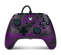 PowerA Advantage Manette filaire pour Xbox Series X|S, manette de jeu, manette de jeu vidéo filaire, manette gaming, USB-C, fonctionne avec Xbox One, sous licence officielle - Camouflage violet