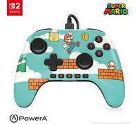Powera Advantage Wired Controller Licensed For Nintendo Switch 2.0 - Mario Time Mario Menthe Unisex