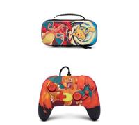 PowerA Boîtier de Protection pour Switch ou Switch Lite - Pokémon : Vortex Pikachu Contre Dracaufeu Manette Filaire améliorée pour Nintendo Switch Pokémon:Charizard Vortex