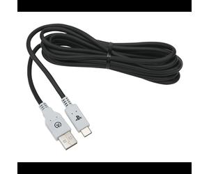 PowerA Câble USB 1516957-01 : 3m, USB A Mâle vers USB C Mâle, Noir, Compatible PlayStation 5, Conditionnement Boîte avec crochet