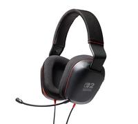 PowerA Casque stéréo filaire PowerA pour Nintendo Switch 2 - Noir, Sous licence officielle, transducteurs 50 mm, microphone détachable, commandes sur écouteur, prise jack 3,5 mm