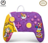 Powera Enhanced Wired Controller For Nintendo Switch - Princess Peach Battle Bataille de pêches Taille unique Unisex