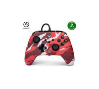 Manette filaire améliorée pour Xbox Series X/S PowerA Camouflage rouge Rouge