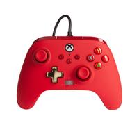 PowerA Manette filaire améliorée pour Xbox – Rouge – Compatible Xbox One/Series X/S
