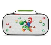 PowerA Étui de Protection pour Nintendo Switch 2 - Mario et Yoshi, sous Licence Officielle, Rangement et Protection, jusqu'à 9 Cartes de Jeu + 2 Cartes microSD Express, Support de Jeu intégré