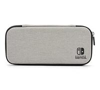 PowerA Etui de protection Slim pour Nintendo Switch, Switch -Modèle OLED et Nintendo Switch Lite - Gris, Housse de Protection, Étui de Console, Rangement, Licence Officielle