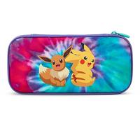 PowerA Etui de protection Slim pour Nintendo Switch, Switch -Modèle OLED et Nintendo Switch Lite-Pokemon: Pikachu et Eevee Tie Dye, Housse de Protection, Étui de Console, Rangement, Licence Officielle