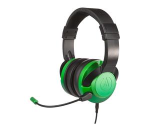 PowerA Fusion Casque avec fil Arceau Jouer : Un casque audio confortable et polyvalent pour une expérience de jeu immersive - Noir et vert