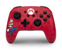 PowerA Here We Go Mario Noir, Rouge Bluetooth/USB Manette de jeu Analogique Nintendo Switch