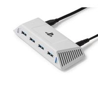 PowerA Hub USB 4 Ports 5 Gbps pour PlayStation®5, USB 3.2, alimenté par CA, Base lestée, sous Licence Officielle
