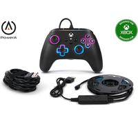 Manette filaire PowerA Lumectra Noir pour Xbox Series X + LED REB Noir C