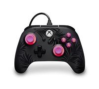 PowerA Manette filaire Advantage Plus pour Xbox Series X|S - Palmiers clair de lune, sous licence officielle, joysticks Hall réglables en hauteur, boutons mappables, Xbox One/Windows 10/11