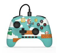 PowerA Manette Filaire Advantage pour Nintendo Switch 2 avec Lumectra - Blanc, sous Licence Officielle, Éclairage RGB, Effet Hall, Boutons assignables, Bouton C, Manette Pro