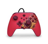 PowerA Manette filaire Advantage pour Xbox Series X|S - Flammes rouges, manette de jeu, manette de jeu vidéo filaire, manette de jeu, Xbox Series X|S