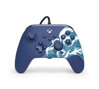 PowerA Manette filaire Advantage pour Xbox Series X|S - Vague aqua, manette de jeu, manette de jeu vidéo filaire, manette de jeu, Xbox Series X|S