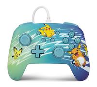 PowerA Manette filaire améliorée pour Nintendo Switch, modèle Switch OLED et Nintendo Switch Lite, accessoire de jeu, manette de jeu, manette filaire, sous licence officielle-Pokemon:Pikachu Évolution