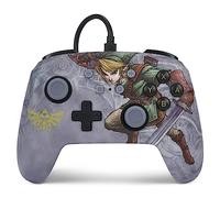 PowerA – Manette filaire améliorée – Legend Of Zelda pour Nintendo Switch – Gris/Vert/Jaune