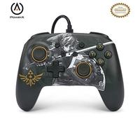PowerA Manette filaire améliorée pour Nintendo Switch, modèle Switch OLED et Nintendo Switch Lite, accessoire de jeu, manette de jeu, manette filaire, sous licence officielle -Zelda: Battle-Ready Link